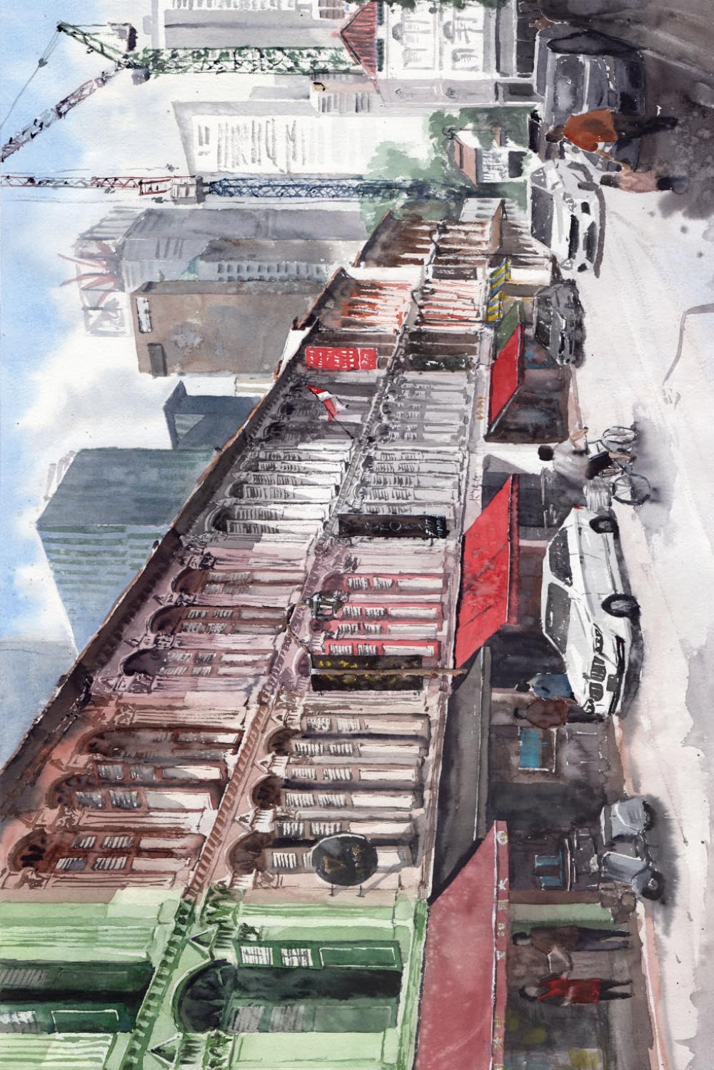 Shadows and Shophouses of Chinatown: A Singapore Heritage Journal: Volume 3 | Original Watercolor Urban Sketches of Historic Streetscapes