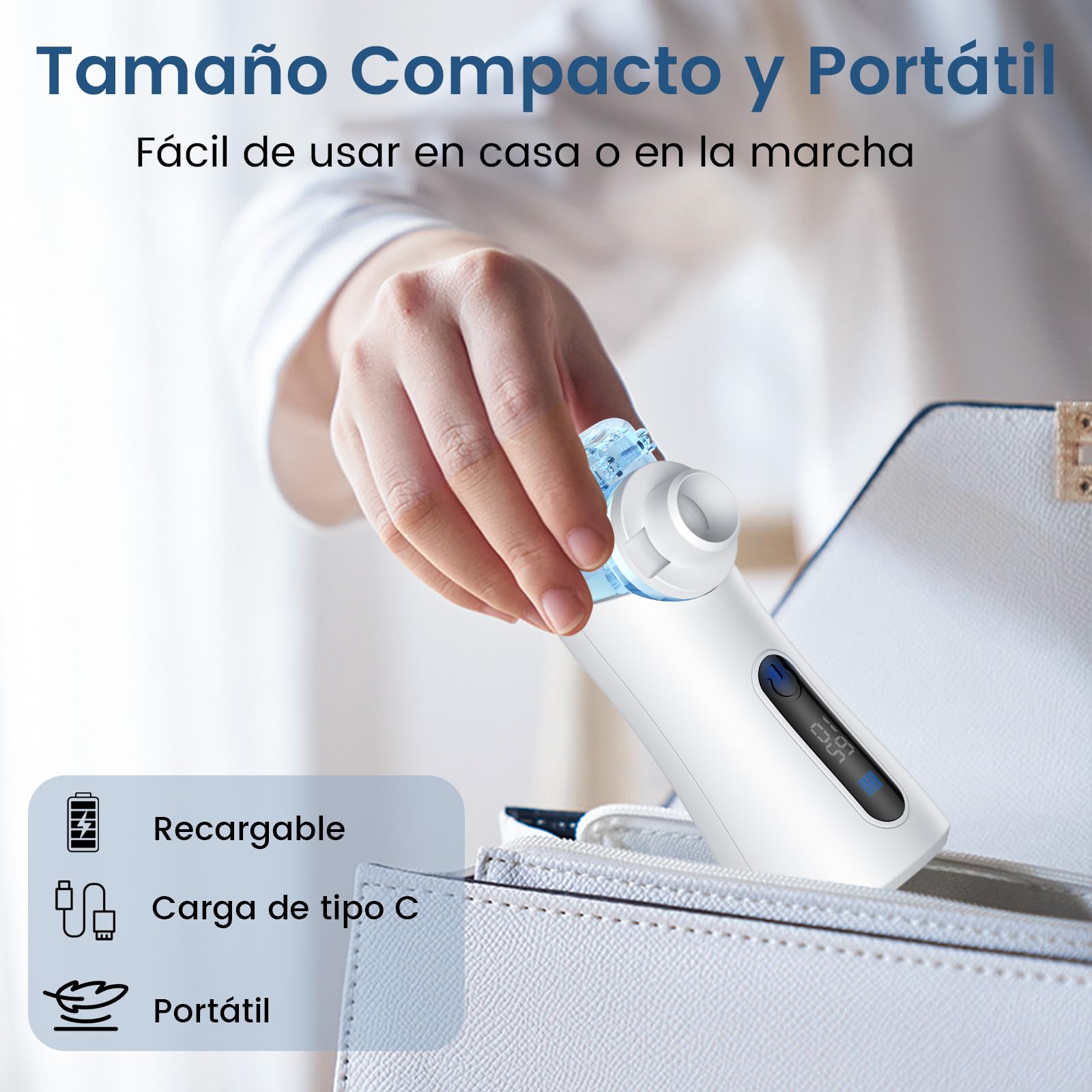 Nébuliseur Ultrasonique Portable (Marrón)