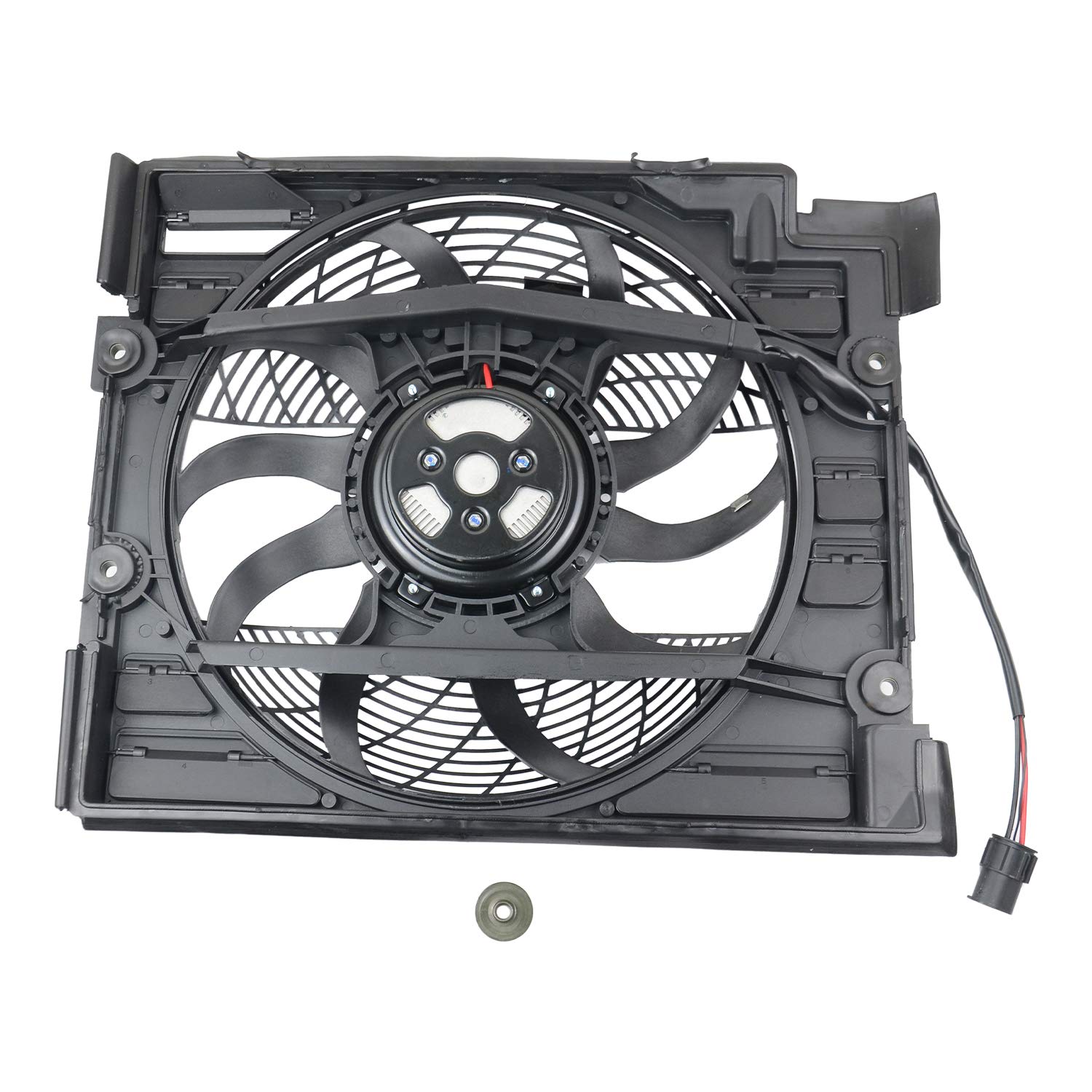 Kühlerlüfter Motorkühler Kompatibel mit 5er E39 520d 520i 523i 525i 528i 530i 535i 540i 64506908030 64546919057 Hopzty