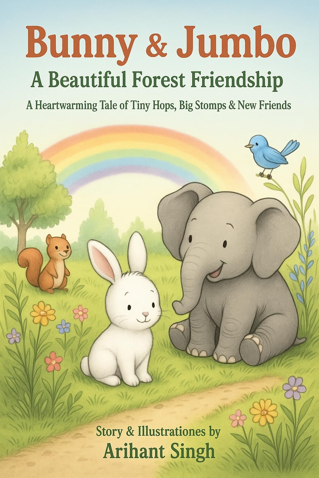 Bunny & Jumbo: A Heartwarming Forest Friendship Story for Kids: A Cute Animal Adventure About Kindness, Friendship & Fun for Children Ages 3–7 (English Edition)
