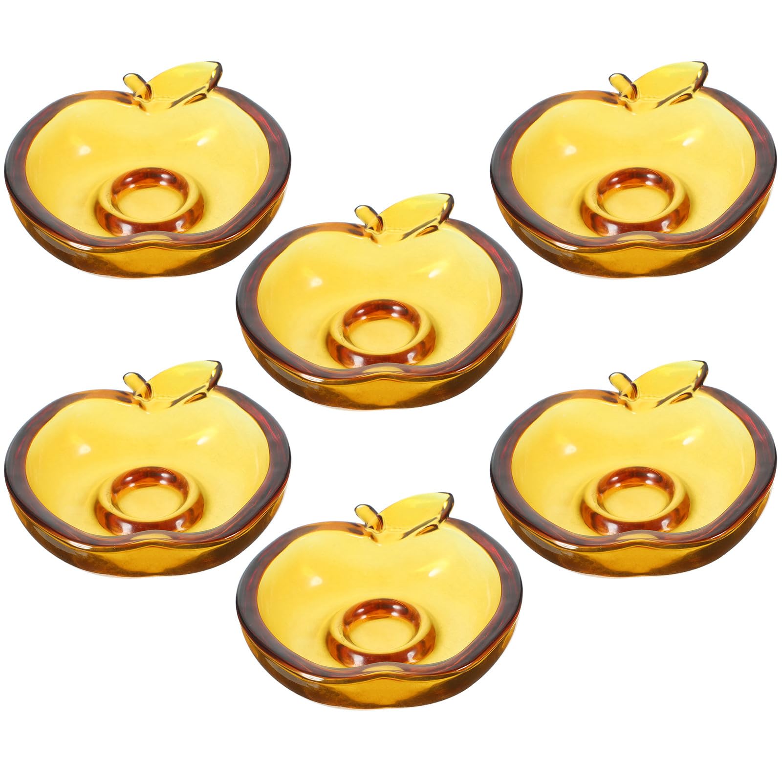 Assiettes apéritives portables FUOYLOO en verre pour pique-nique et fêtes en famille