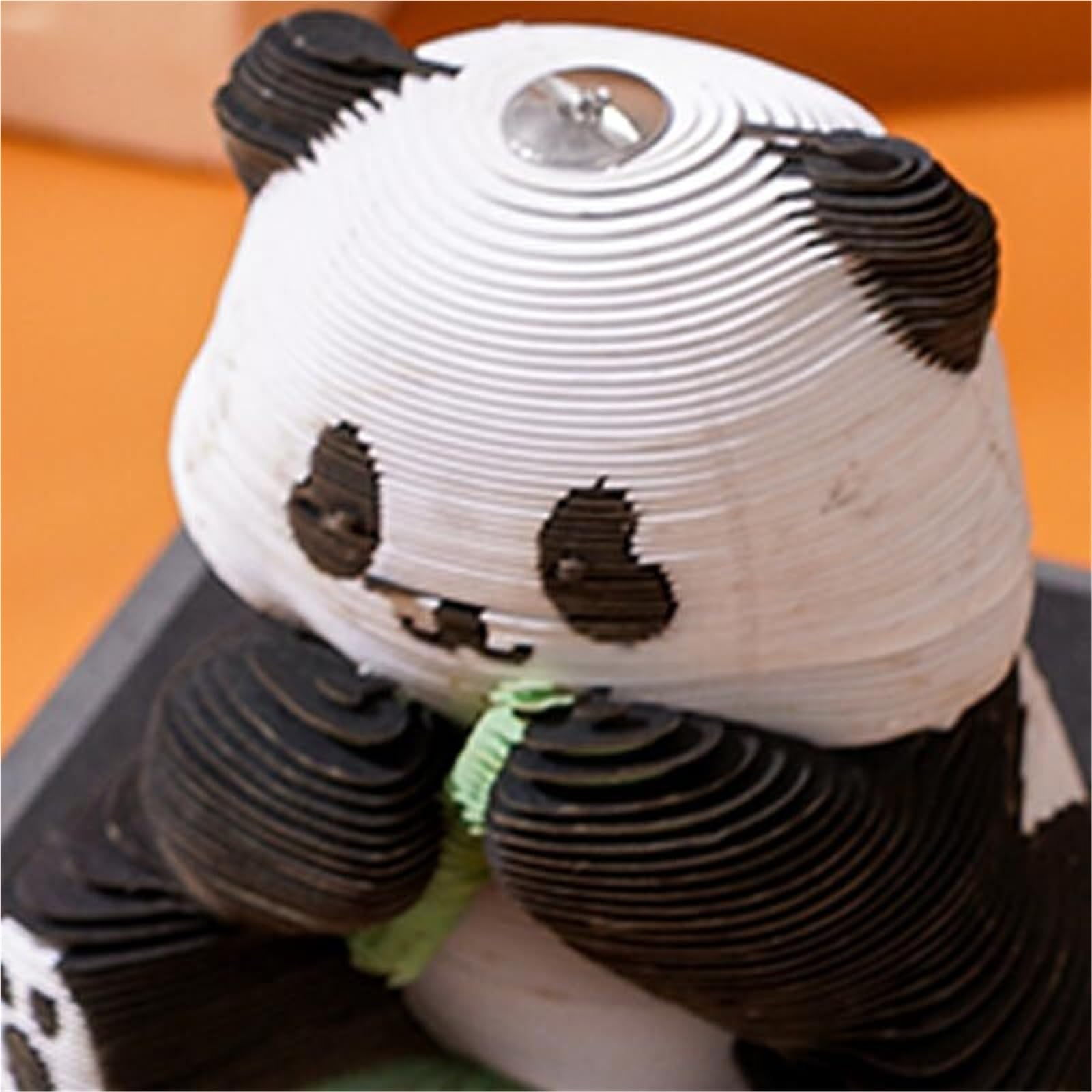 Stehender Tischkalender 270 Seiten mit 3D-Panda-Papier-Haftnotizen, handgerissener Kalender for 2025 Vintage-Bürodekoration