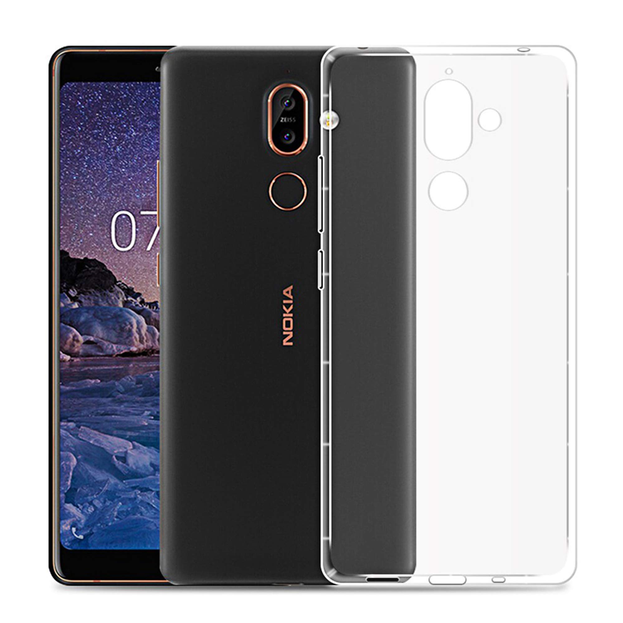 elove Shockproof Rugged Protection Transparent Soft TPU [Flexible] [Air Cushions] [Ultra Thin] Protective Back Cover for Nokia 7 Plus - Crystal Clear (B07RPFLGPR) Amazon Price History, Amazon Price Tracker