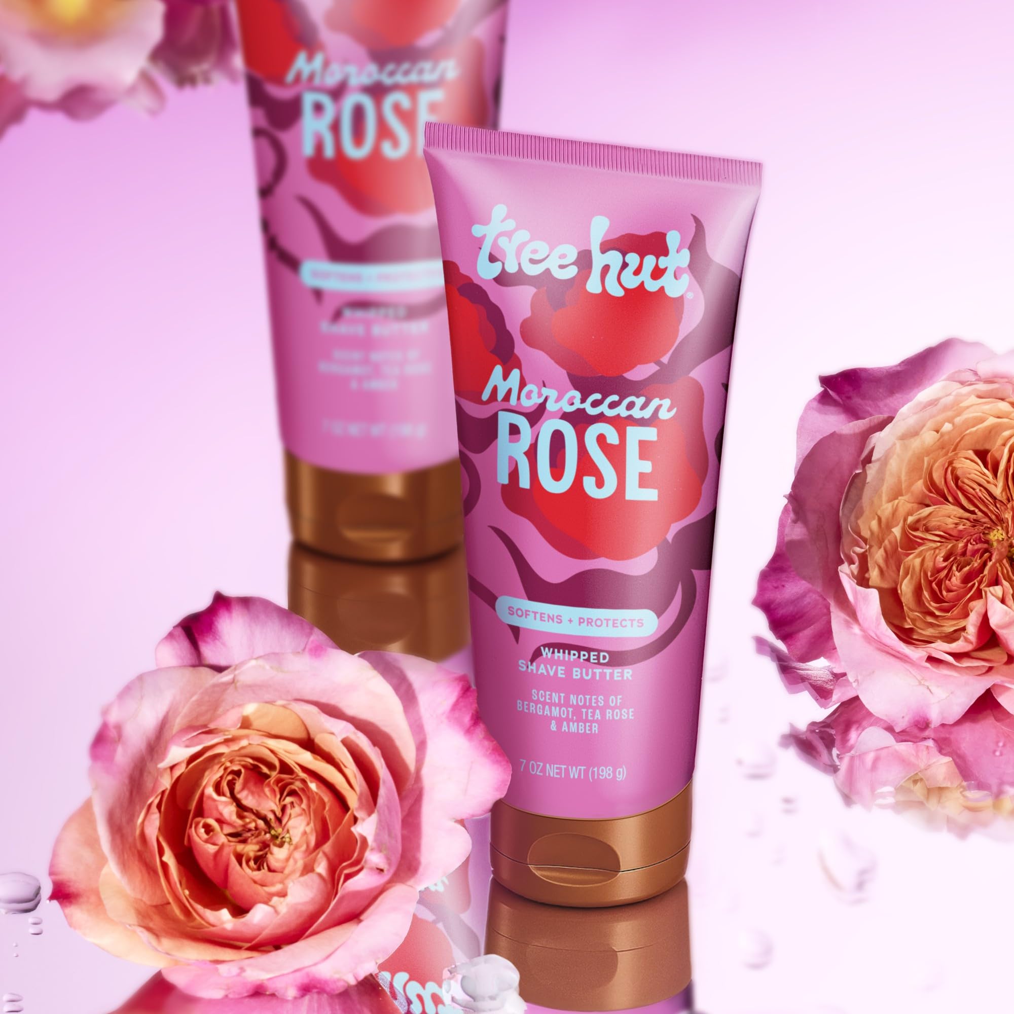 Amazon.com: Tree Hut Whipped Shave Butter Moroccan Rose, Hydrating