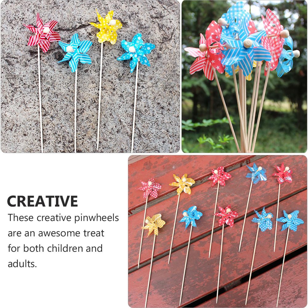 8 Stück Bunte Windmühlen | Garten Deko Windräder | Kinder Spielzeug Outdoor