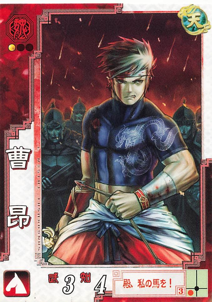 Amazon.co.jp: 三国志大戦3 TCG 曹昂 子脩 魏022 C : おもちゃ