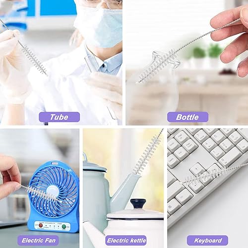 Miniatura 5 de Juego de 5 cepillos para botellas cepillo de limpieza para botellas de agua de vidrio cepillo para biberones cepillo para platos cepillo limpiador