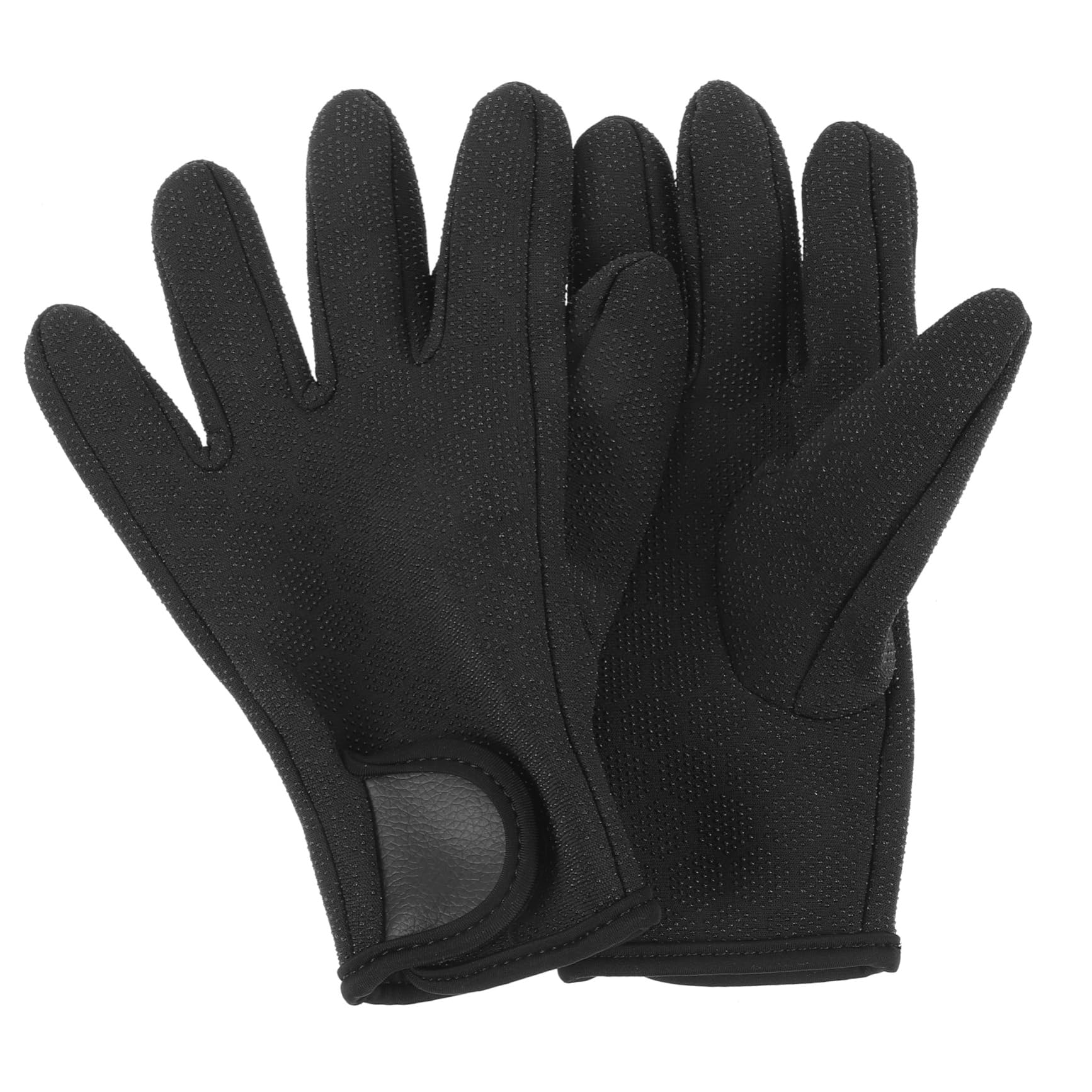 Happyyami 1 Pair of Warm Outdoor Diving Gloves for Cold Water Swimming and Fishing Protective Anti Scratch Design Portable and Convenient for Adults Size L