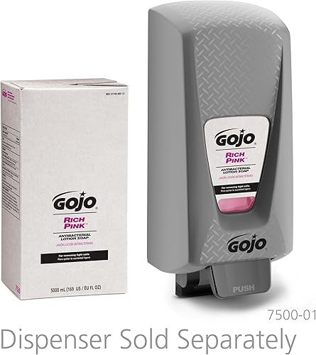 Miniatura 10 de Gojo Rich Pink Antibacterial Lotion Soap Refill