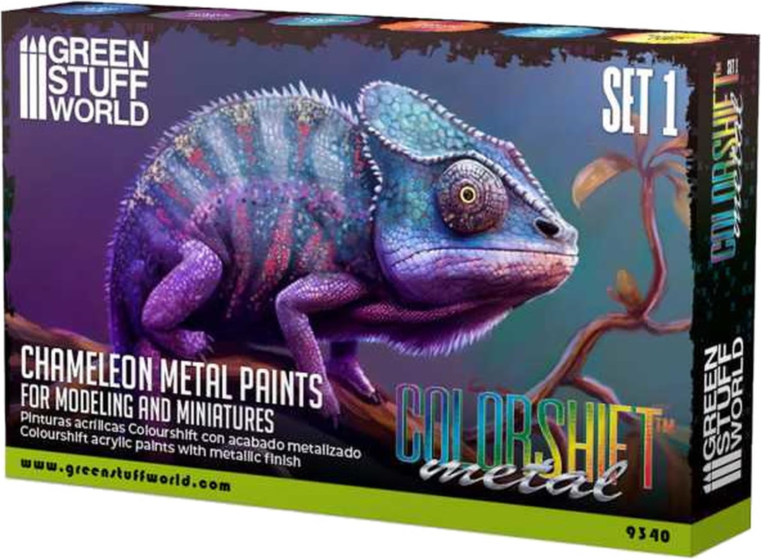 Green Stuff World Chameleon Acrylic Paint Set 1