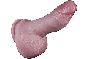 5.91 Inch Realistic Soft Dildo For Beginners, Hands-Free Anal Play