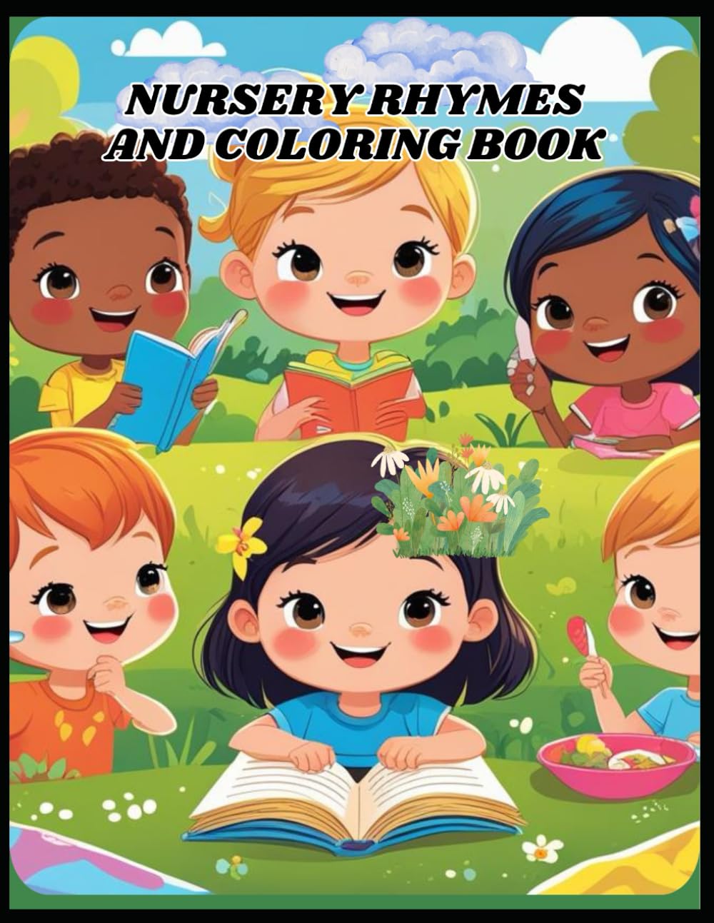 NURSERY RHYMES AND COLORING BOOK