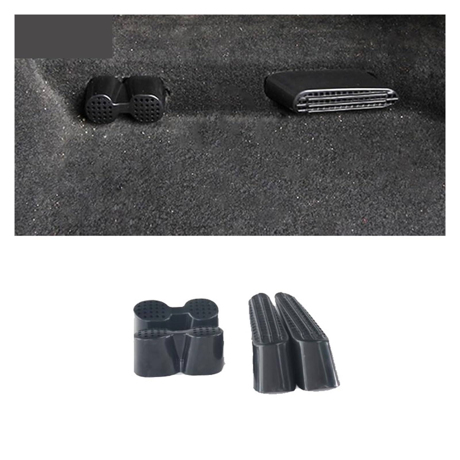 YPEYSDBX 4PCS Car-Styling Fit for Seat Heat Floor AC Duct Vent Outlet Grille Cover Fit for Q3 2014-2016 Car Accessories