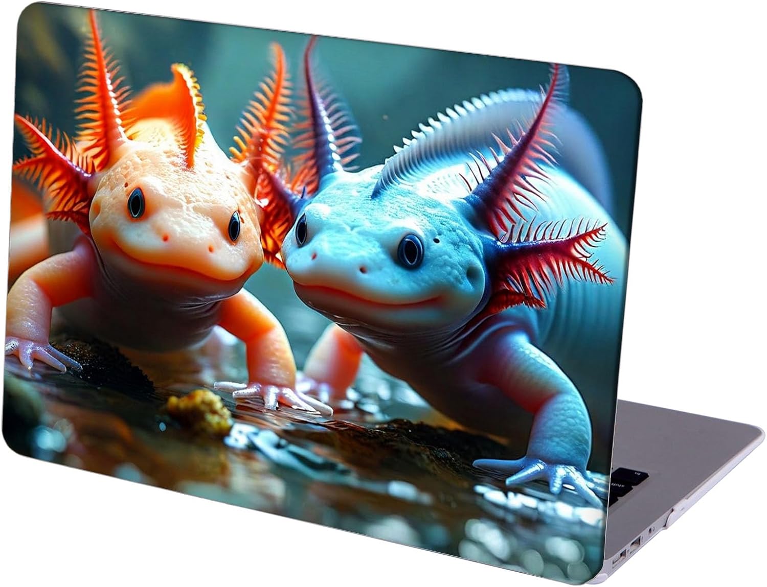 Compatible with MacBook Neo 13-inch, Hard Shell Case with Keyboard Cover and Screen Protector (A3404 A18 Pro chip, 2026 Release) - Axolotls MC22309