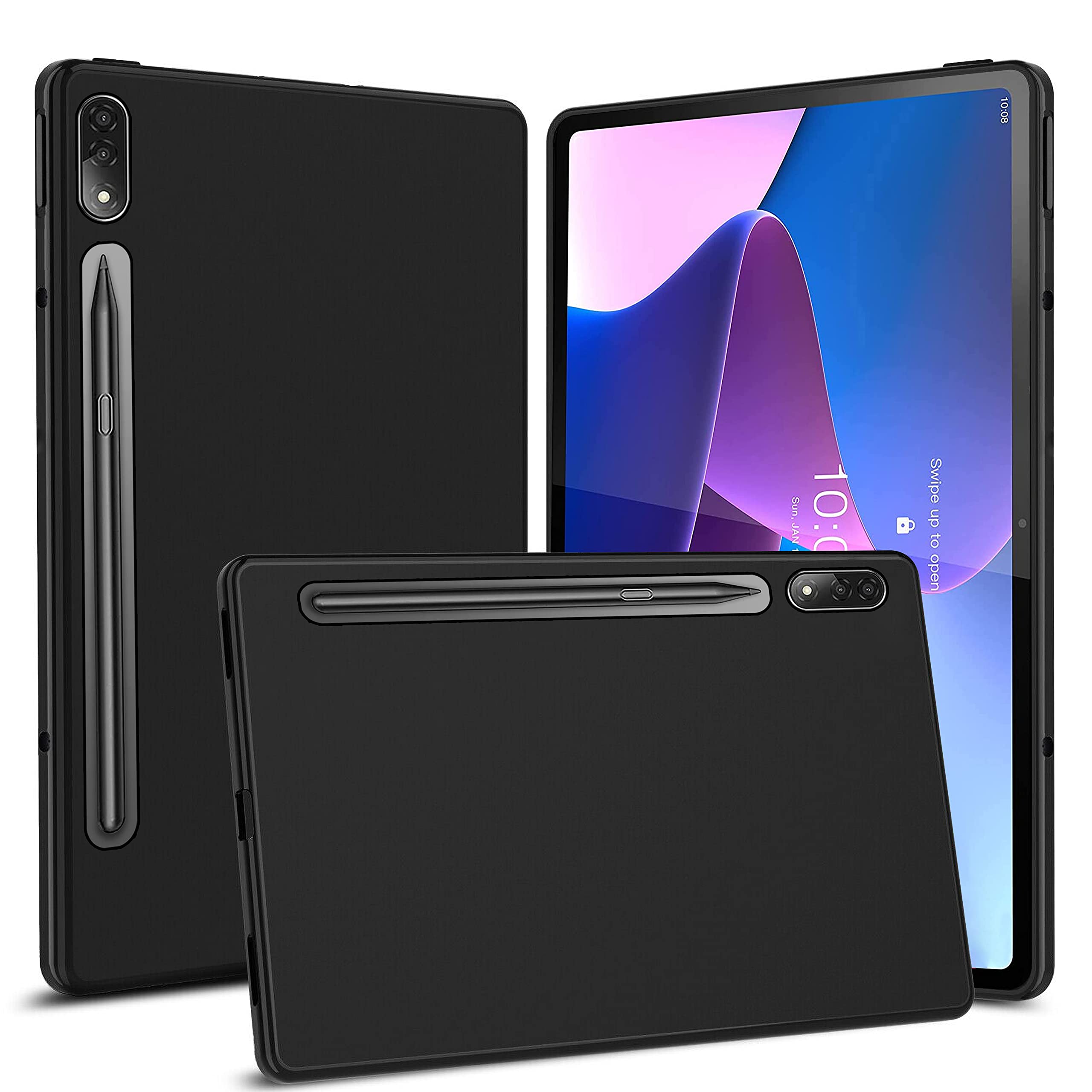TGK Matte Design Soft Silicon TPU Back Case Cover for Lenovo Tab P12 Pro 12.6 inch TB-Q706F TB-Q706Z, Black (B0BQBHG4HQ) Amazon Price History, Amazon Price Tracker