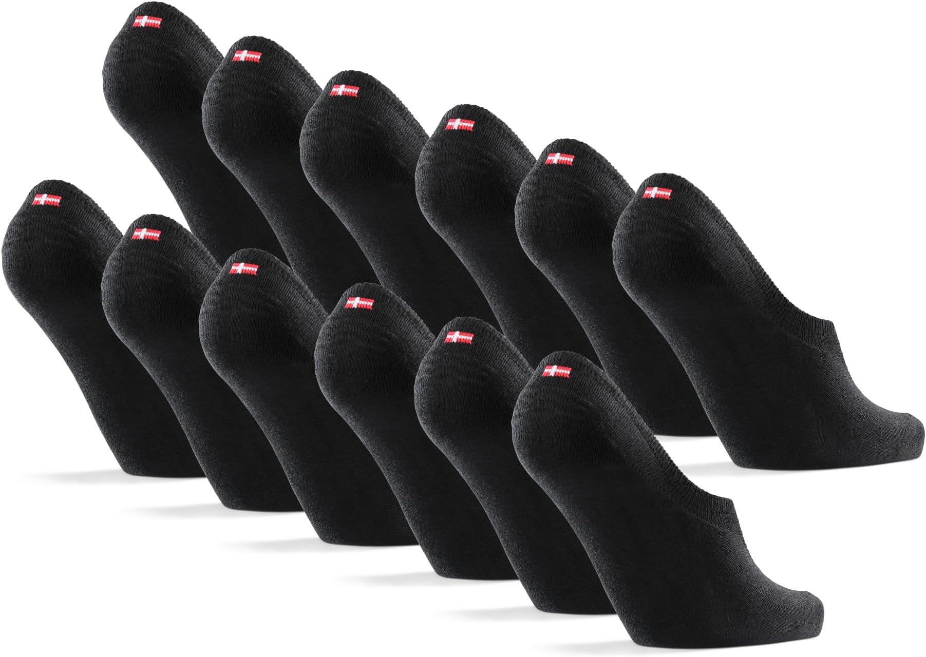 No Show Socks Men & Women in Bamboo Viscose, Invisible Thin Socks, No Slip Silicone Heel, Dress Socks 6-pack