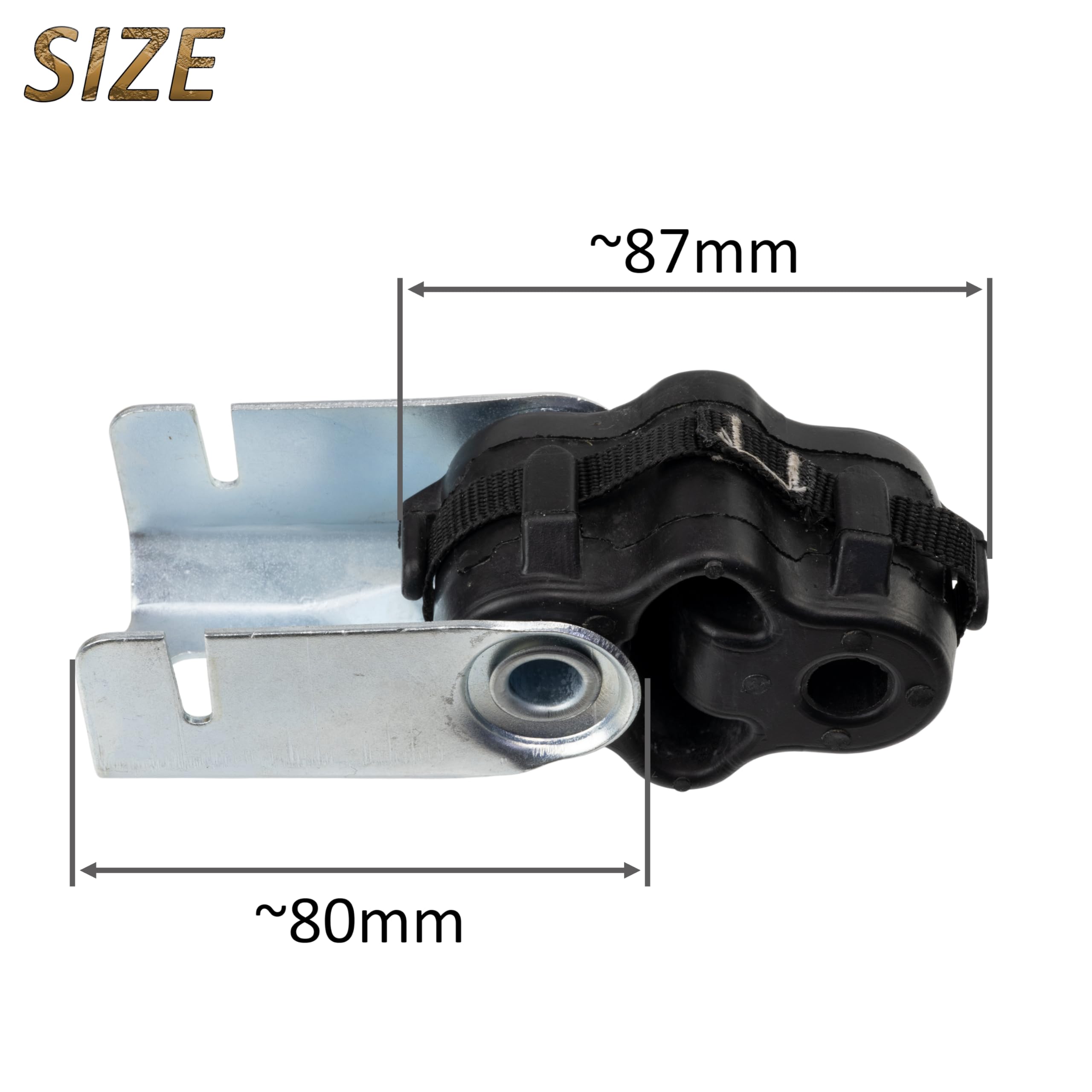 AERZETIX | Support d'échappement | compatible avec numéros ОЕM 6000617933, 206516364R, 206513675R, 206513171R, 206510069R, 6000617935, 93454346, 93868329, 2065100Q0E, 206505FA3A
