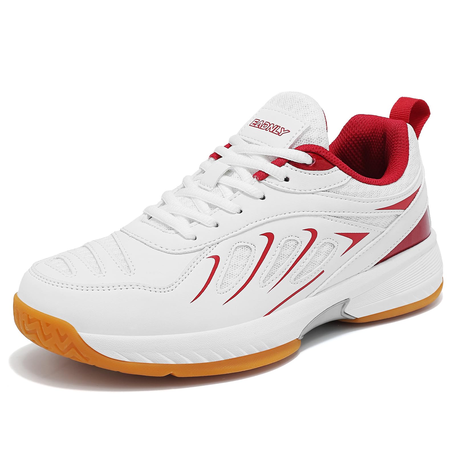 Pickleball Shoes Men Tennis Shoes Extra Wide Non Slip Lightweight Breathable Sneakers All Court Athletic Racquet Sport Shoes