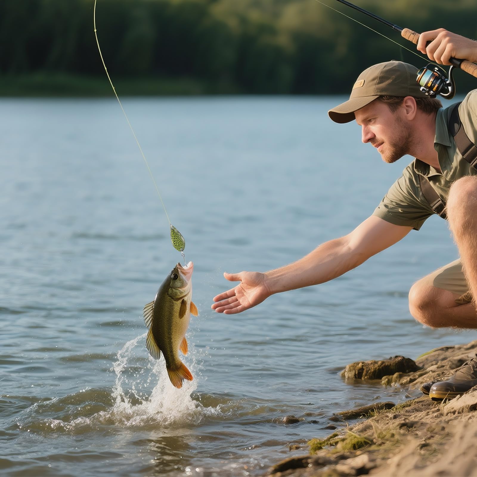 MumdoYAL 16 Pezzi Esche Artificiali Spinning, 2.5g/3.5g/5g Spoon Trout Area, Pesca Spinning Con Scatola Portaoggetti, Adatto per zanders, trota e altre specie