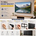 Mount2400 TV Wall Mount Bracket for 32–60 Inch LED LCD Smart TVs | Strong & Durable TV Stand | Space Saving Slim Design | Easy Installation Fixed Wall Mount for Home & Office Use | Supports Up to 25kg gallery image