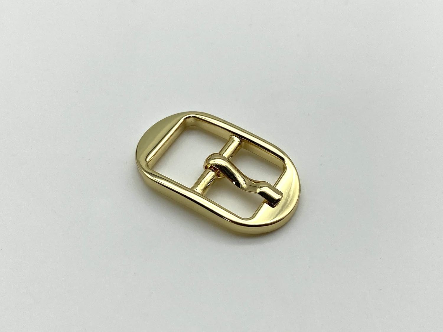 zinc alloying Single Prong Strap Buckle Center Bar Pin Belt Buckles for bag purse Leather Belts Crafts Accessories 1/2 Inch / 13mm Golden C26