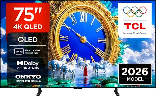 TCL 75A400 75” QLED, 4K HDR, Dalle HVA, Google TV, Dolby …