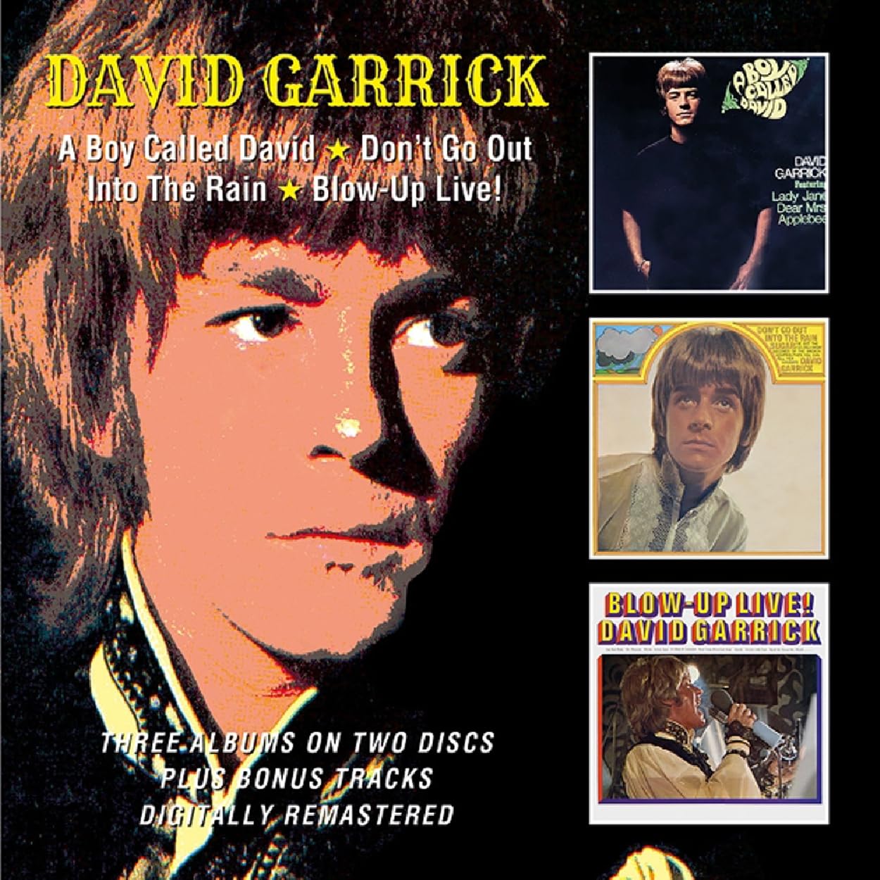 A Boy Called David / Don't Go Out Into The Rain / Blow-Up Live! plus bonus tracks