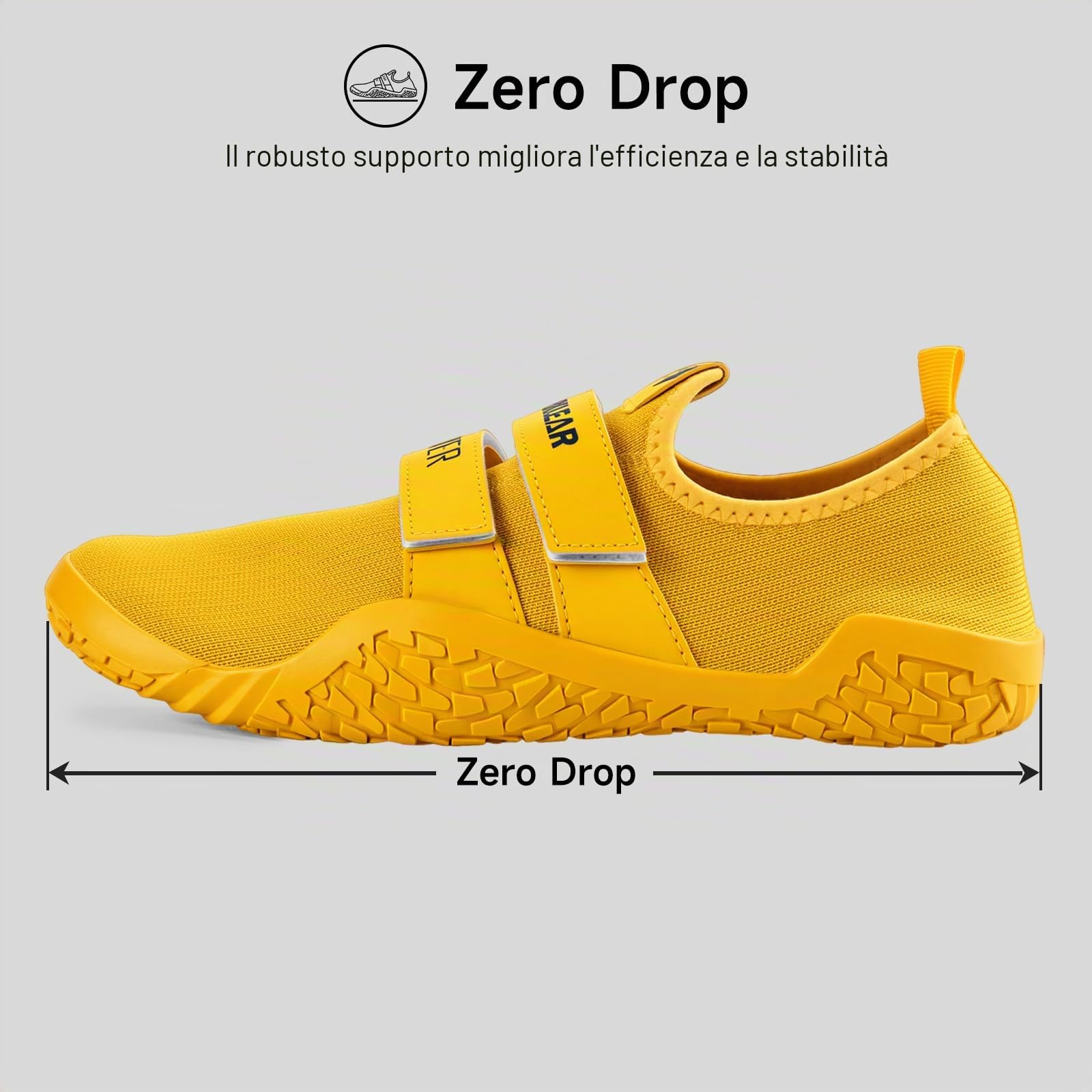 MANUEKLEAR - Scarpe da Sollevamento Pesi per Uomo e Donna, Scarpe da Squat per Sollevamento Pesi, Fitness, Cross-Trainer a Piedi Nudi, Palestra