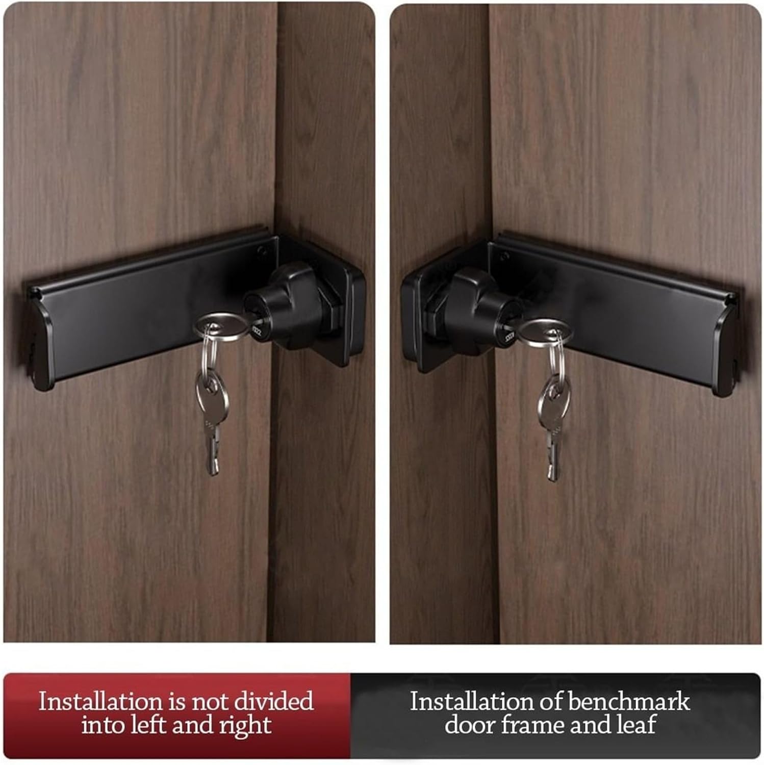 Stainless Steel Door Clasp Lock 90 Degree Right Angle Latch Burglar-Proof Anti-Theft Hasps Shed Gate(Silver Style 2)