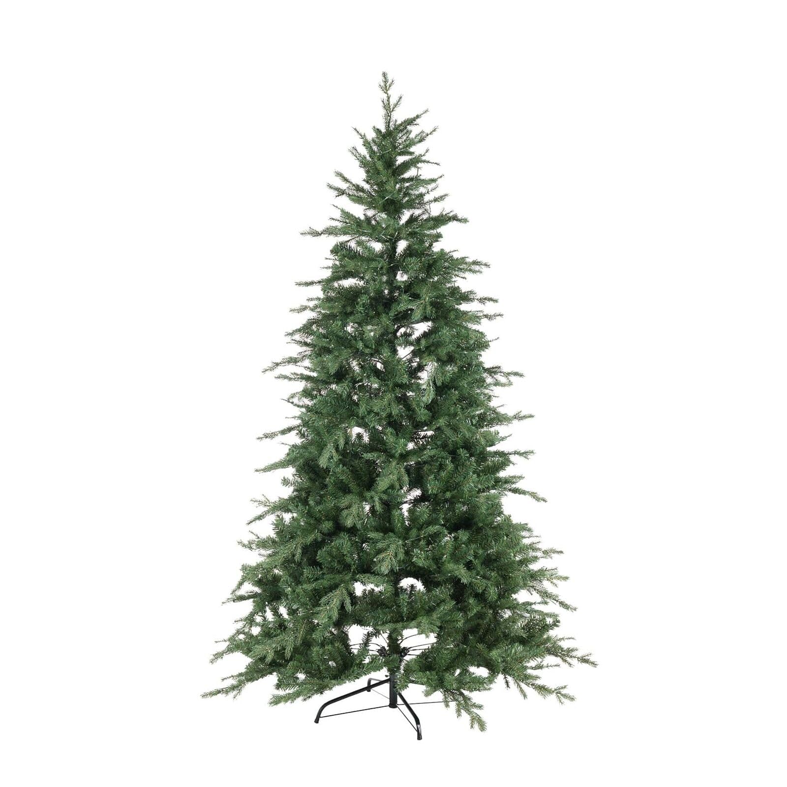 Albero di Natale realistico con led integrati 240 cm