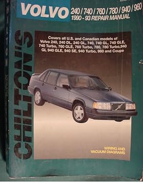 Chilton Volvo CPE/SDN/WGN 90-98 Total Car Care Repair Manual
