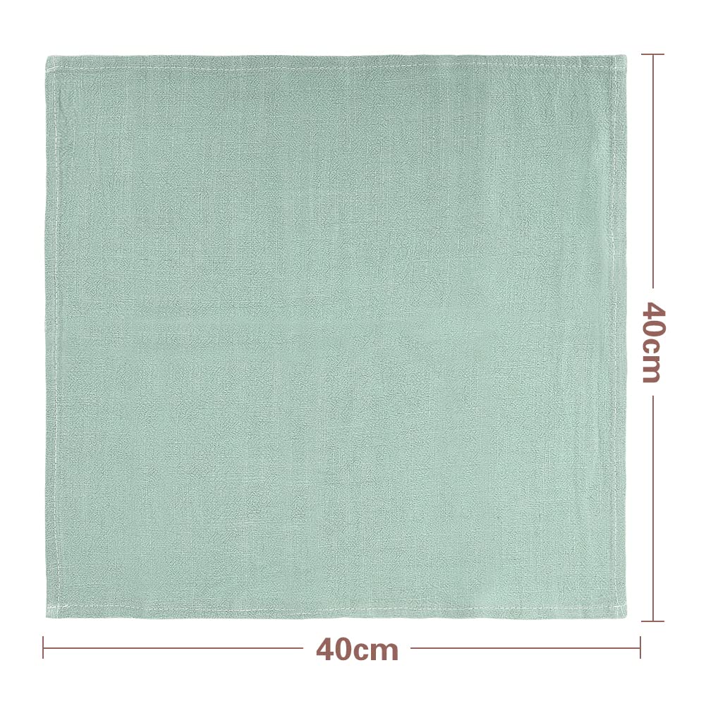 Serviettes De Table En Lin Gohytal - Lot De 6 | 40x40cm | Lavables | Pour Maison, Restaurant, Fêtes