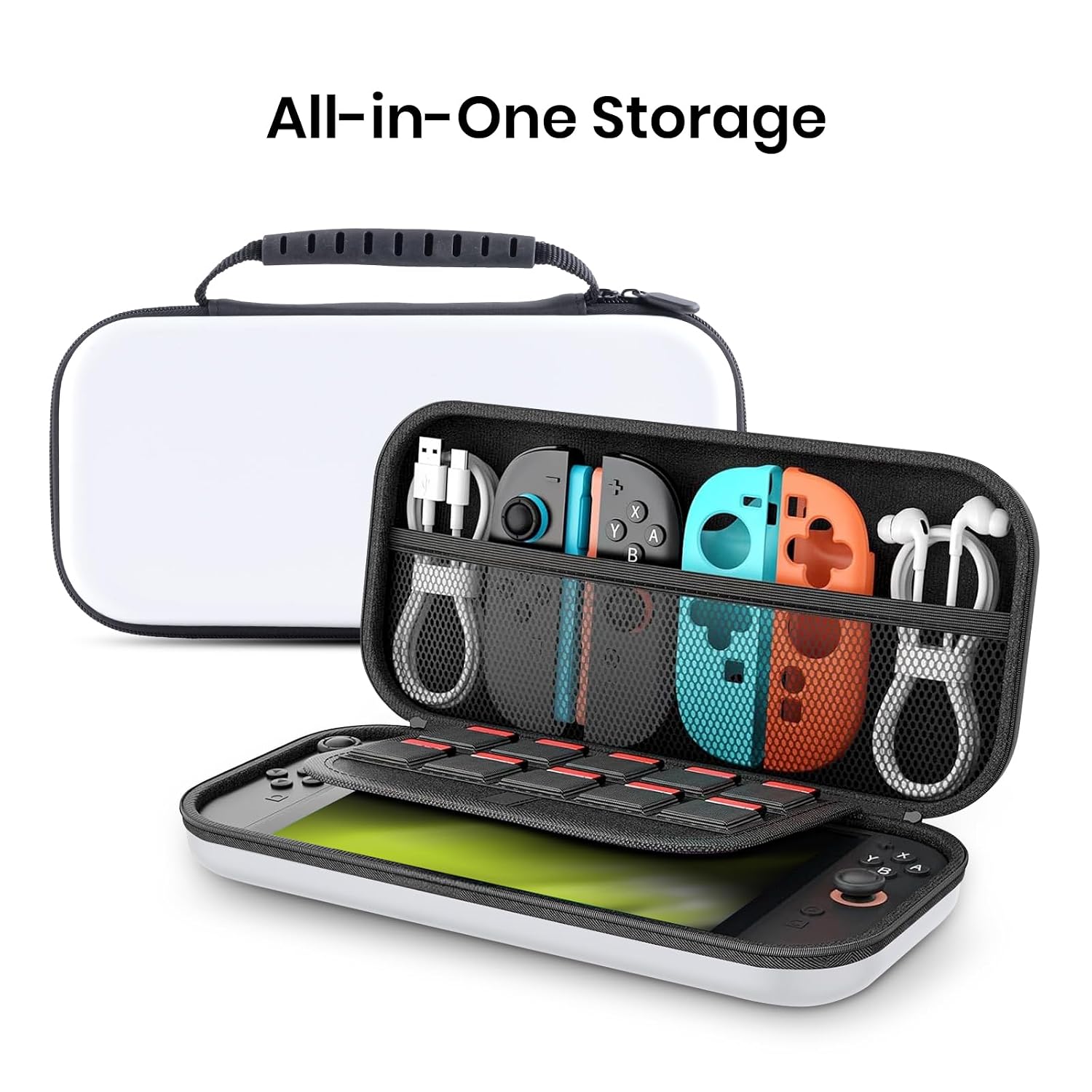 Head Case Designs Officially Licensed Liverpool Football Club We are Liverpool Graphic Logo White Hard Storage Travel Carry Case Compatible with Nintendo Switch 2