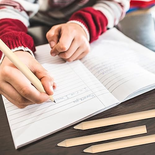 Miniatura 3 de Fuutreo 200 lápices de golf a granel, 2 mini lápices HB de Navidad, redondos, preafilados, de madera natural, regalo corto para despedida de