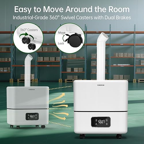 Miniatura 6 de Humidificador para habitación grande, 30L7.93 galones humidificador comercial para toda la casa 5000 pies cuadrados, humidificadores de llenado