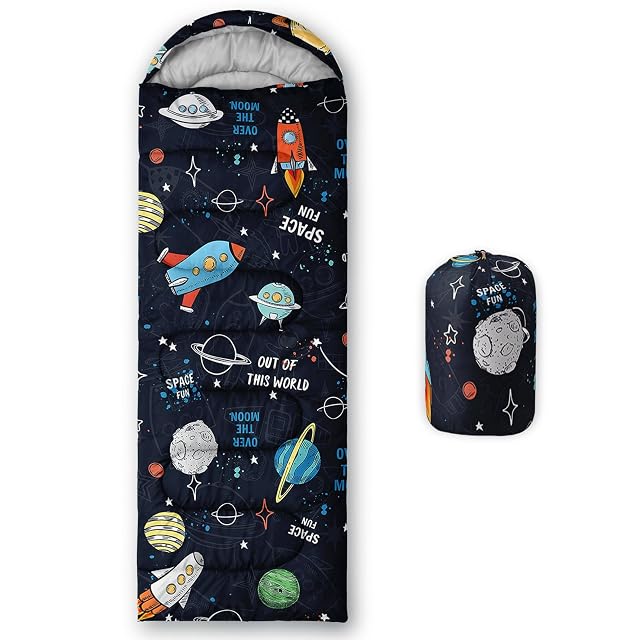 BSNTHO Camping Sleeping Bags 3 Season Warm Cool Weather Lightweight Waterproof Sleeping Bags for Adults Kids Traveling and
