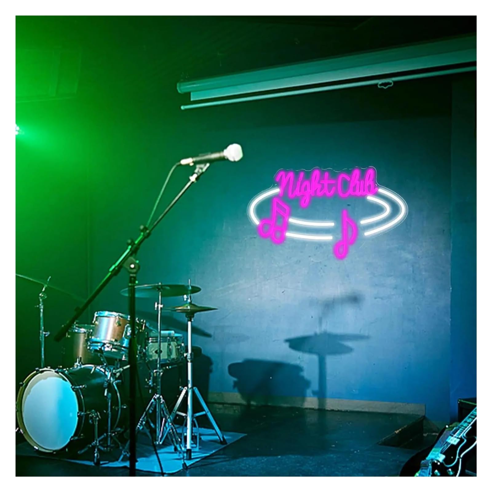 néon signe Enseigne Lumineuse LED Night Club À Intensité Variable Pour Un Bar, Une Fête, Un Pub, Une Station De Musique, Une Décoration Murale, 42cmx25cm
