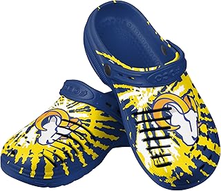 Men's NFL Team Logo Tie-dye Garden Water Sandals Shoes Slipper Clogs with Strap