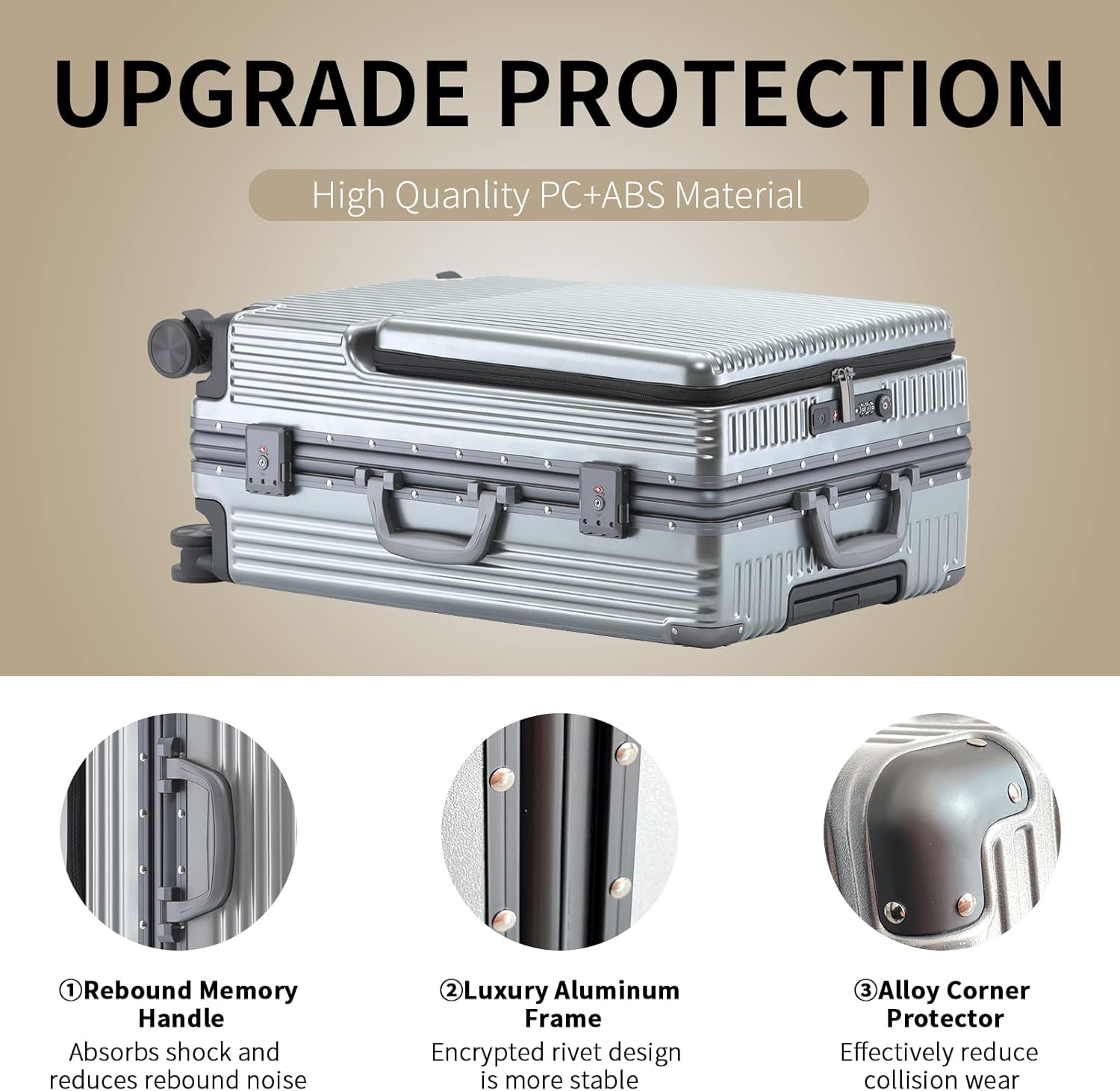 review YUNASAY Carry On Luggage, 20