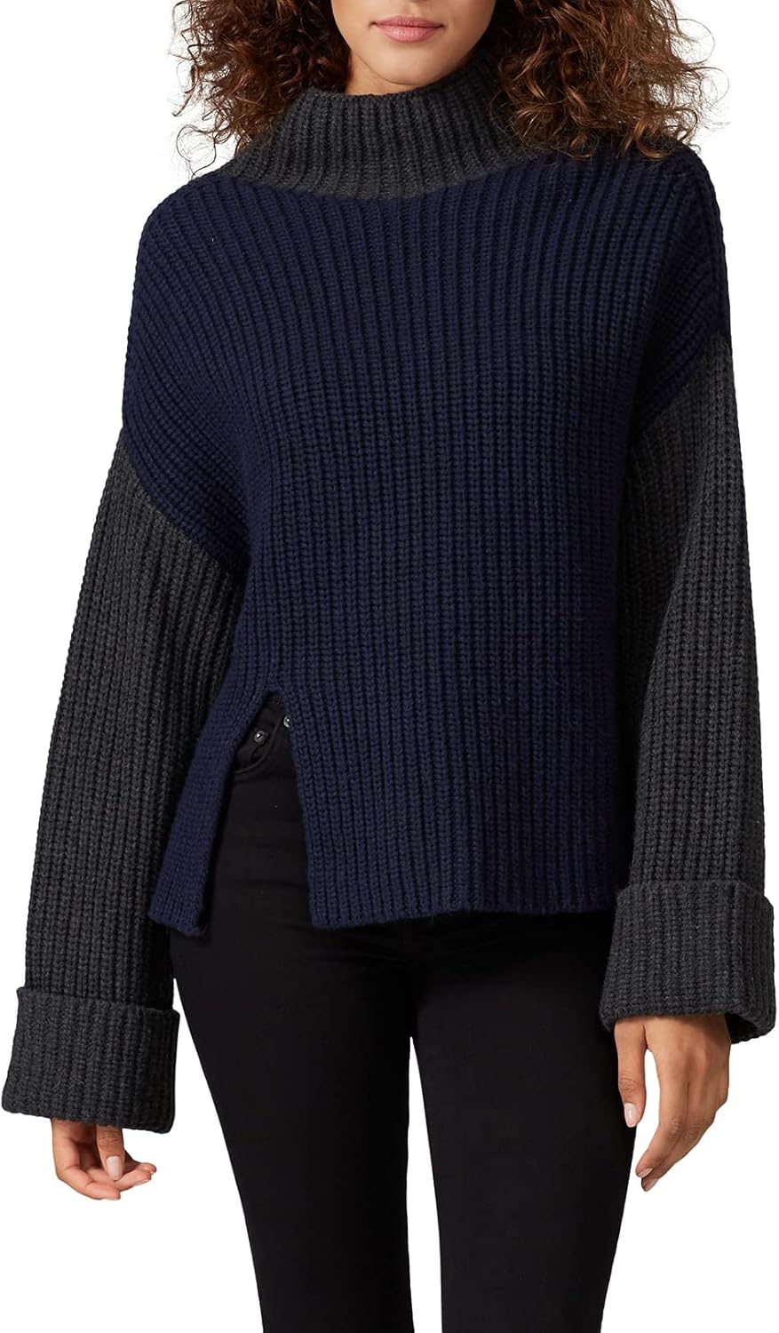 Victor Alfaro Collective Rent The Runway Pre-Loved Colorblock Oversized Sweater - Image 3