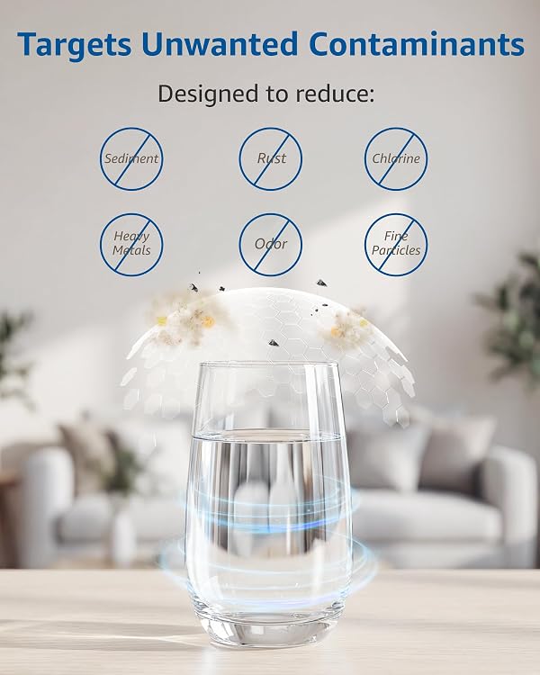 Replacement for New Culligan Pitcher & Dispenser ZEROF01 Water Filter Cartridge, 5-Stage Advanced Filtration, Reduces Lead, Total PFAS, Mercury, Fluoride & Chlorine by GAMOTH, 4 Count by GAMOTH - Image 7