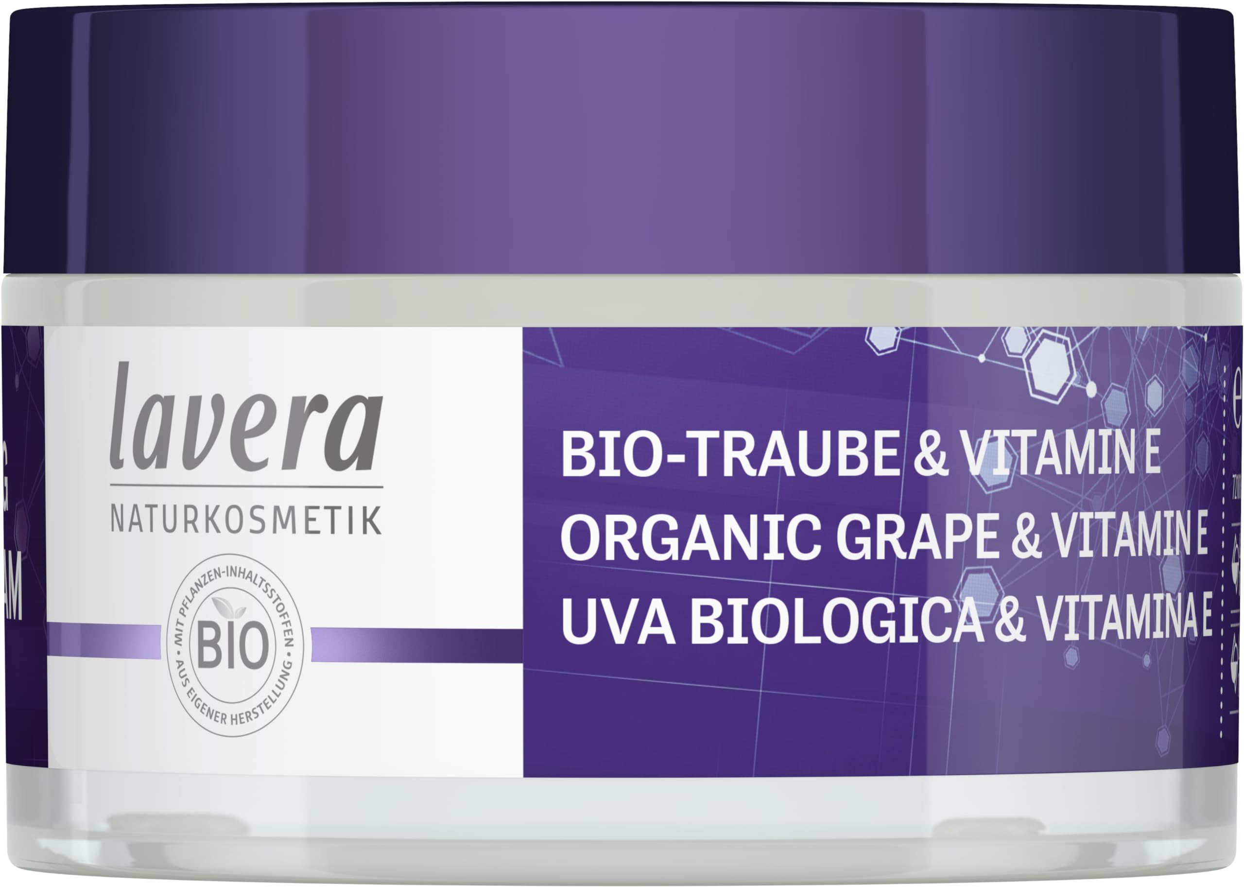 lavera Re-Energizing Sleeping Cream – rinnovamento naturale delle cellule – rivitalizza la pelle – idratante – vegano – Cosmetici naturali – 50 ml