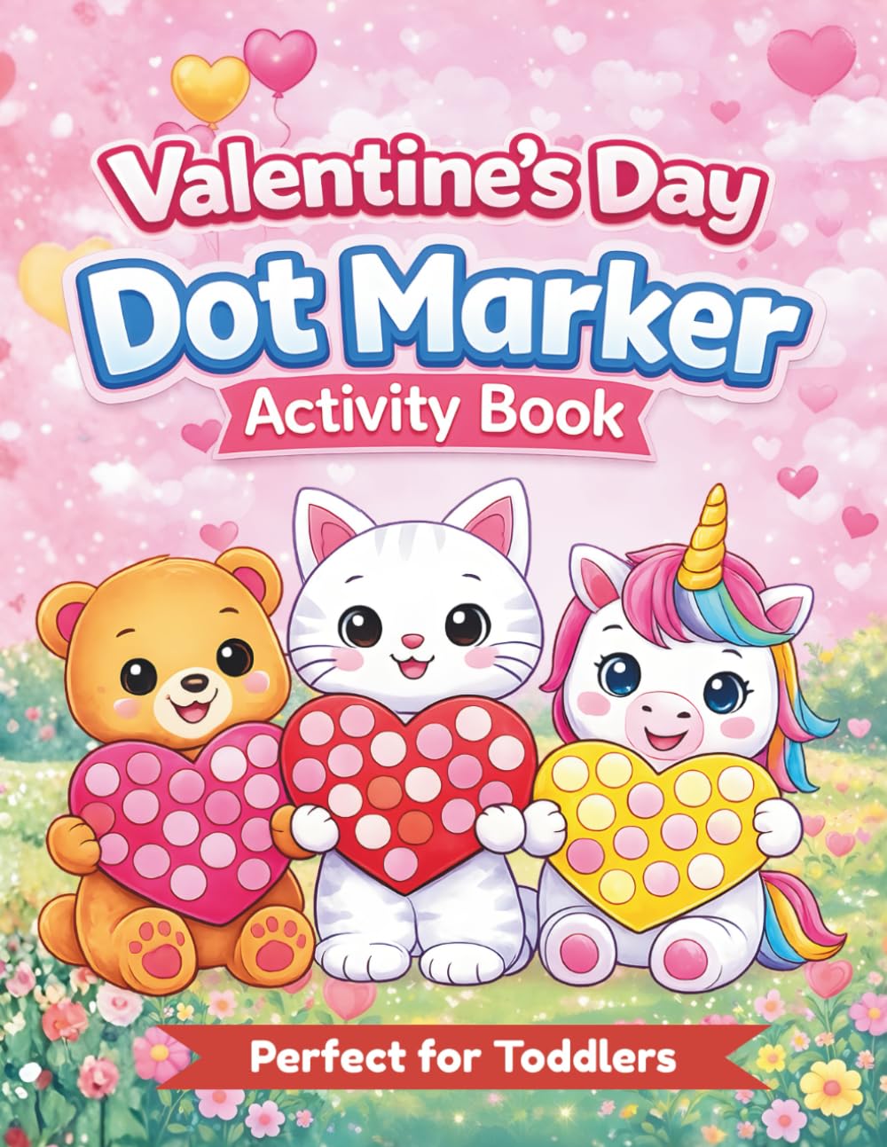 Valentine's Day Dot Marker Activity Book: A Fun and Easy Coloring Book for Toddlers (Holiday Dot Marker Activity Book Series)