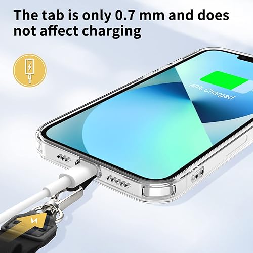 Miniatura 10 de CACOE Paquete de 2 cordones alargados para teléfono, 2 correas ajustables para el cuello, cordones multifuncionales compatibles con la mayoría de