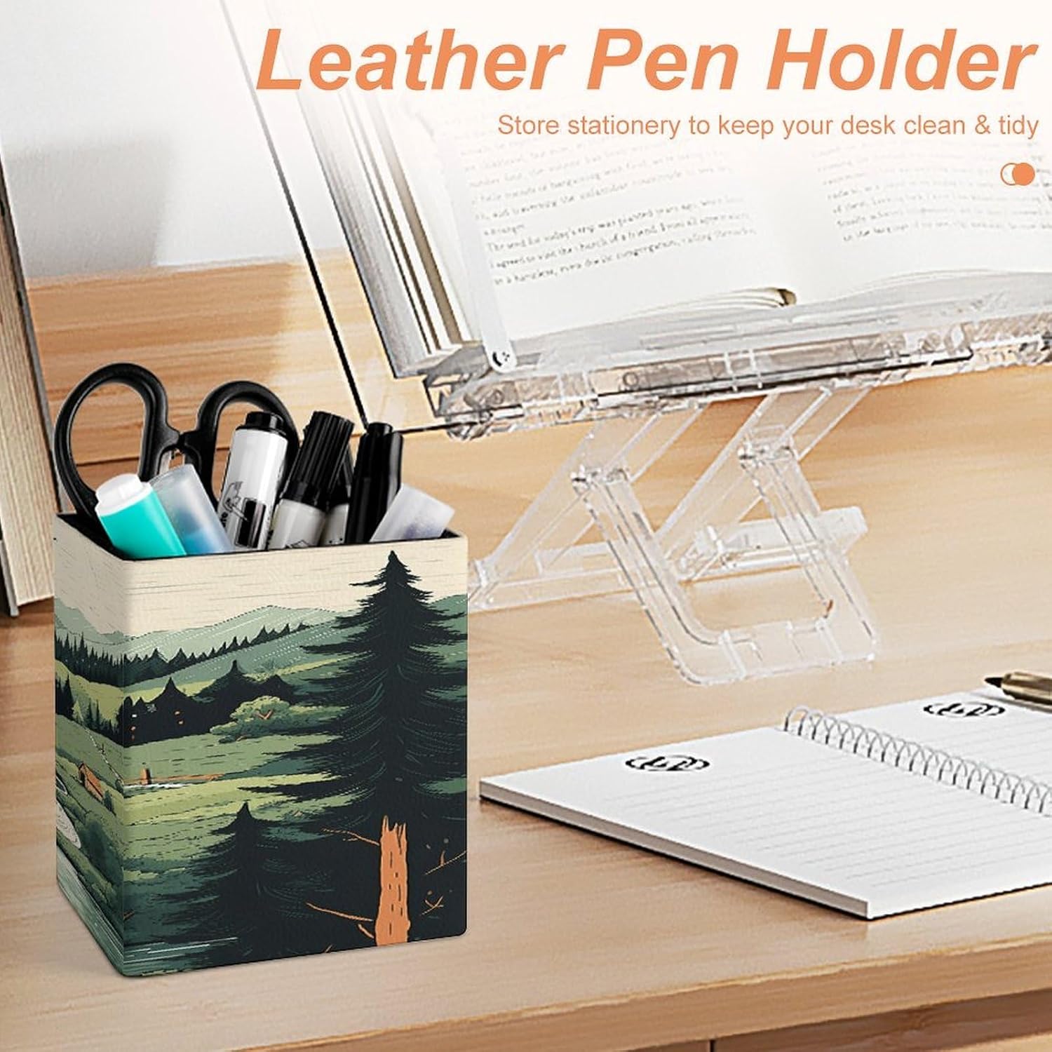 Outdoor Landscape Pencil Holder Pencil Cup Pen Holder image 4