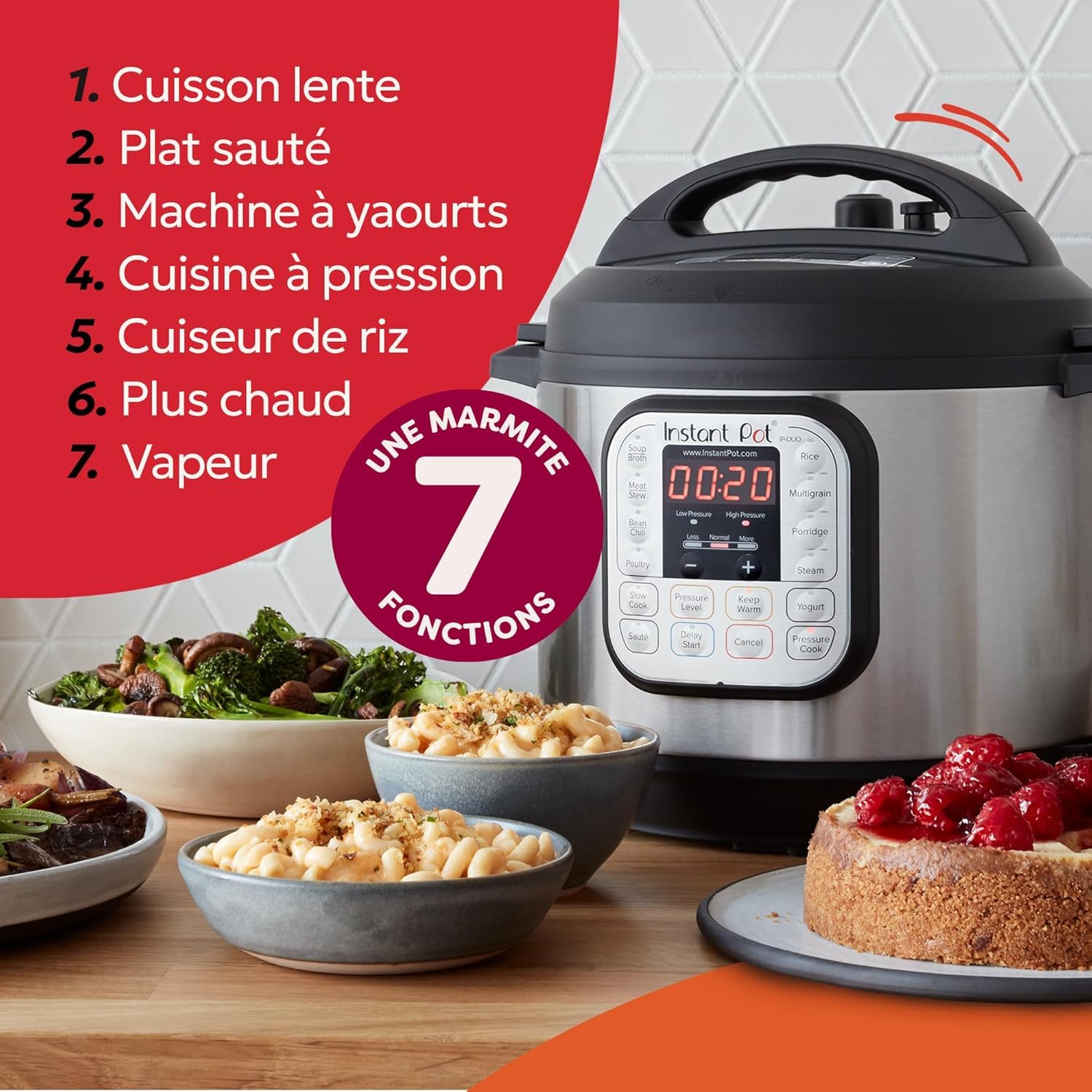 Instant Pot Duo 60, 7 in 1 Multifunction Pressure Cooker