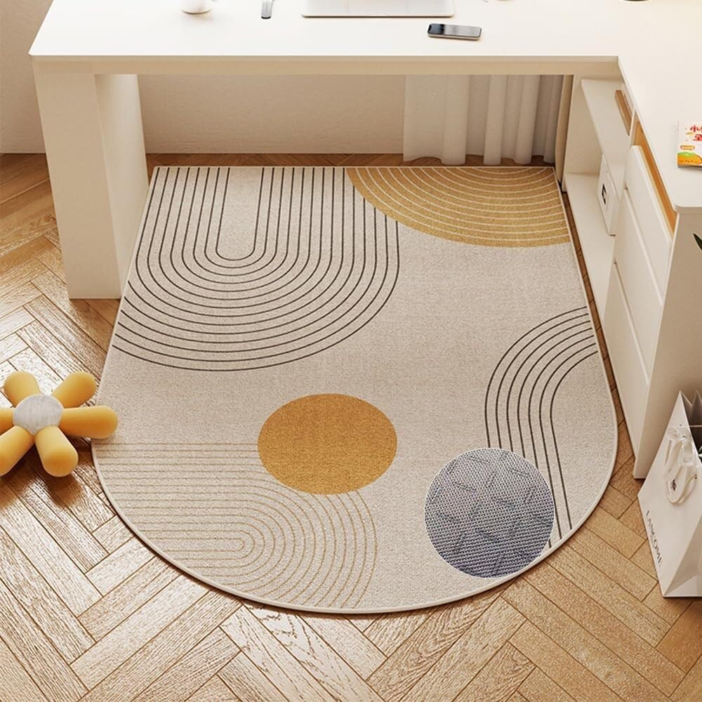 Tapis de protection du sol pour chaise de jeu 100x160cm Gold Circle