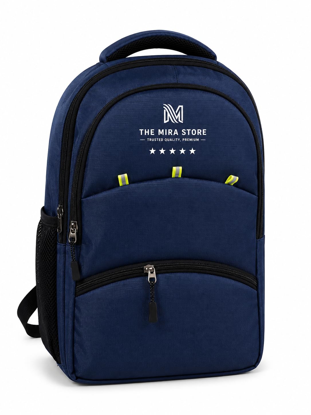 School Bag for Boys & Girls | Lightweight Backpack | 3 Zipper Spacious Compartments | Comfortable Padded Shoulder Straps | Ideal for Class 1 to 12, School, Tuition & College | Navy Blue-image-22