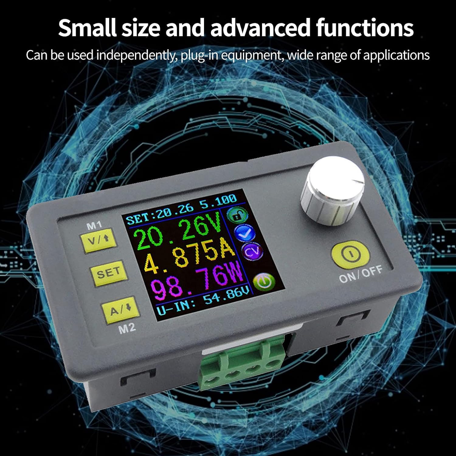 Jadeshay Regulador de Voltaje 6-55V a 0-50V Convertidor DC-DC Step-Up Boost Converter Step Down Buck Ajustable Convertidor 250W 0-5000A Fuente Alimentacion Regulable Controlador de Carga Solar 12V