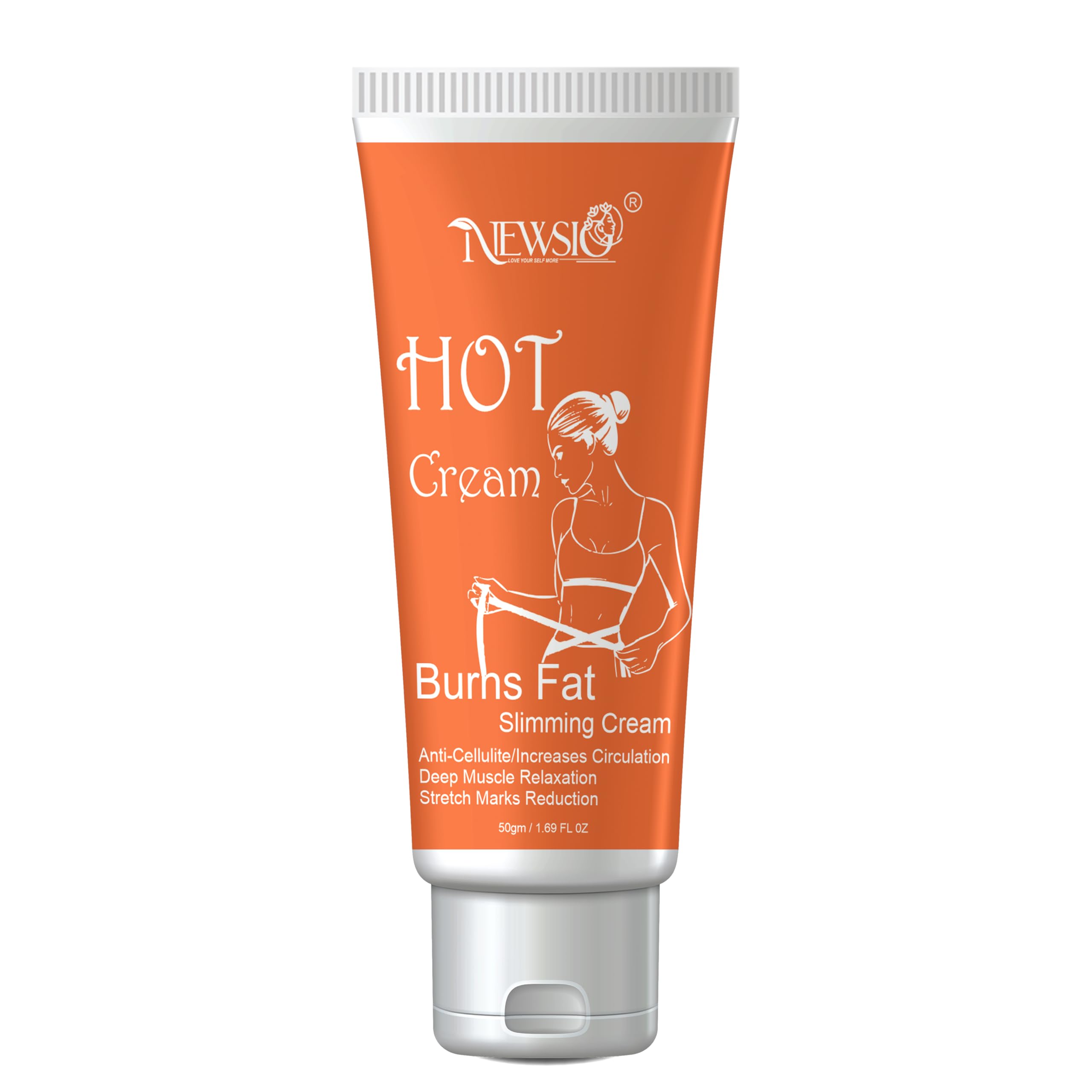 Newsio Natural Hot Slimming Cream For Anti Cellulite Body Fit Slimming Cream for Men & Women | Remove Extra Fat | Toning & Shapening(50 Gm)-image-45